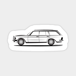 Mercedes Benz 300 TD Stationwagon Kombi W123 Magnet