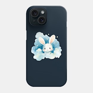 Cute bunny in the clouds Phone Case