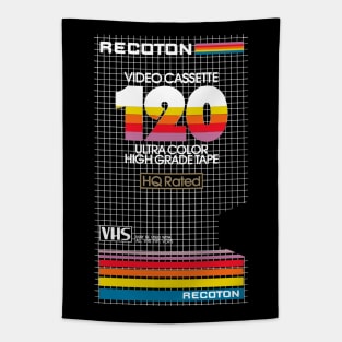 Retro VHS Tape Tapestry