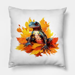 Fire Salamander Pillow