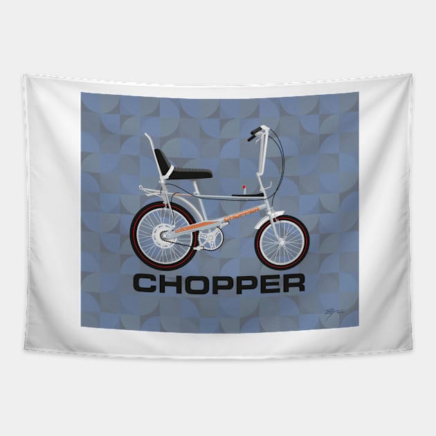 Raleigh Chopper MK2, Quicksilver Tapestry by Tunstall