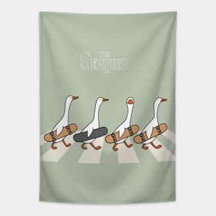 The Skaters On Abbey Road #Duck Tapestry