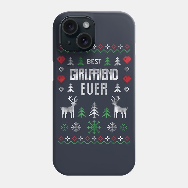 Best Girlfriend Ever Ugly Sweater Phone Case by TLSDesigns