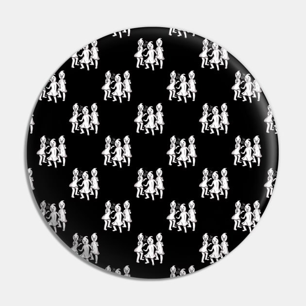 Ghost Dancing Pattern Pin by LetsBeginDesigns