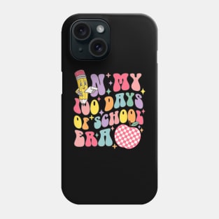 In My 100 Days of School Era Retro 100th Day of School Phone Case