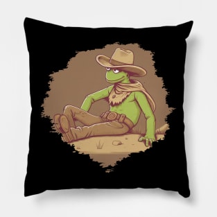 Cowboy Kerm Pillow