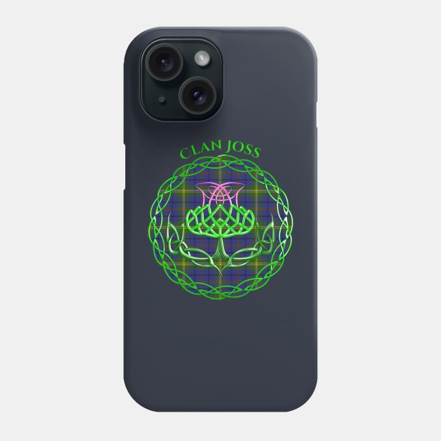 Joss Scottish Tartan Celtic Thistle Phone Case by CelticFlame