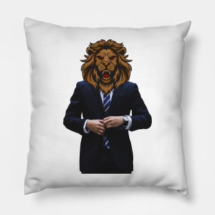 Man with lion head Pillow