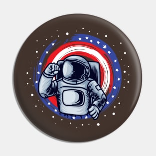 American Astronaut Pin