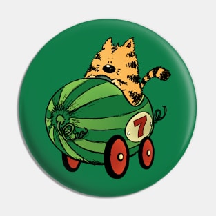 Albert and his watermelon ride Pin