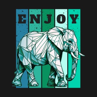 Geometric Elephant T-Shirt