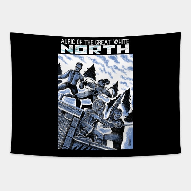 Auric of the TMNT Homage Tapestry by Great North Comic Shop