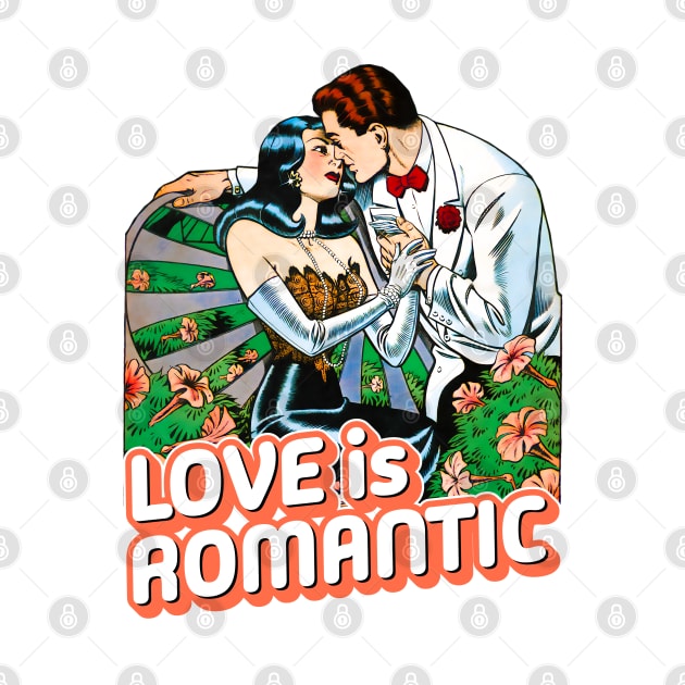 Love Is Romantic Vintage Retro by REVISTANGO