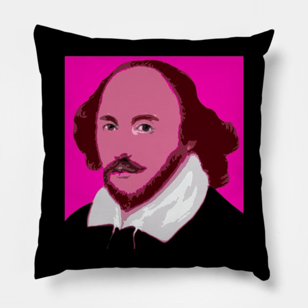william shakespeare Pillow by oryan80