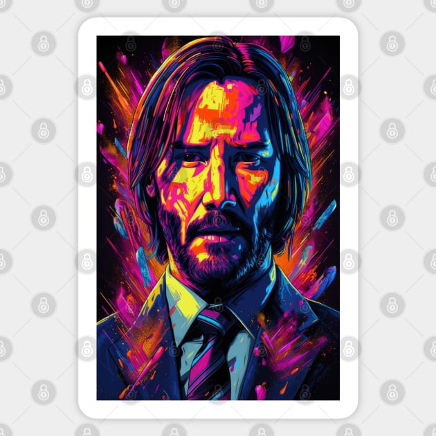 Best John Wick Vinyl Stickers. Wick and Coffee Vinyl Sticker