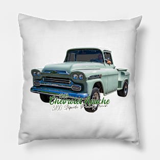 1959 Chevrolet Apache 3100 Stepside Pickup Truck Pillow