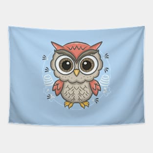 Cute Owl Tapestry