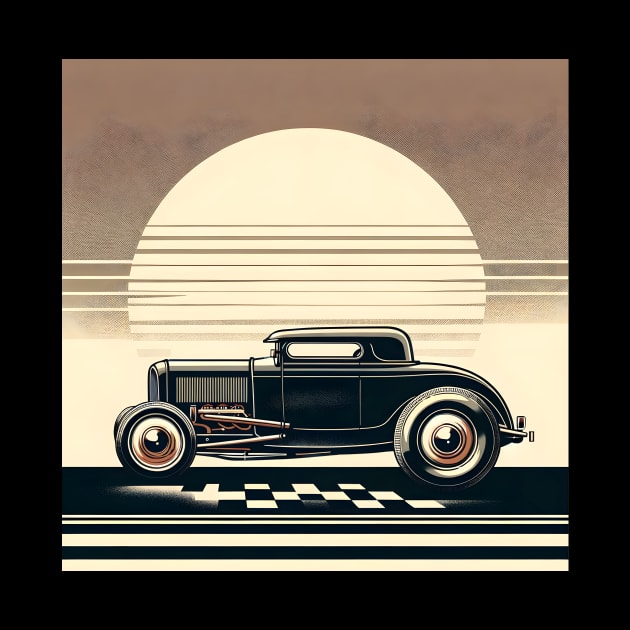 Vintage Old Style Hot Rod by HorseDriftKNS