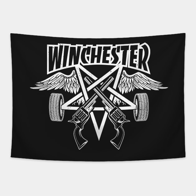 Whinchester Magazine Tapestry by manospd