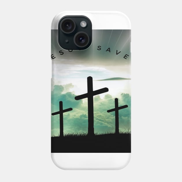 Jesus Saves Phone Case by GMAT