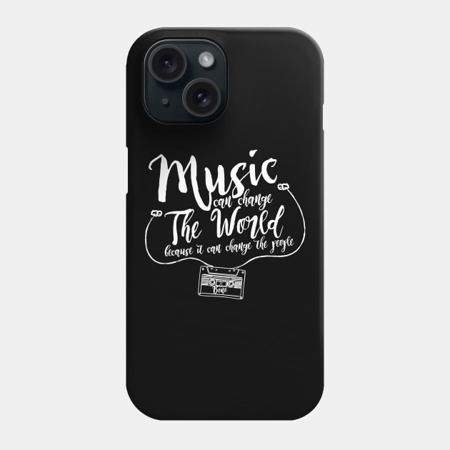 Music Change The World Phone Case by KATA