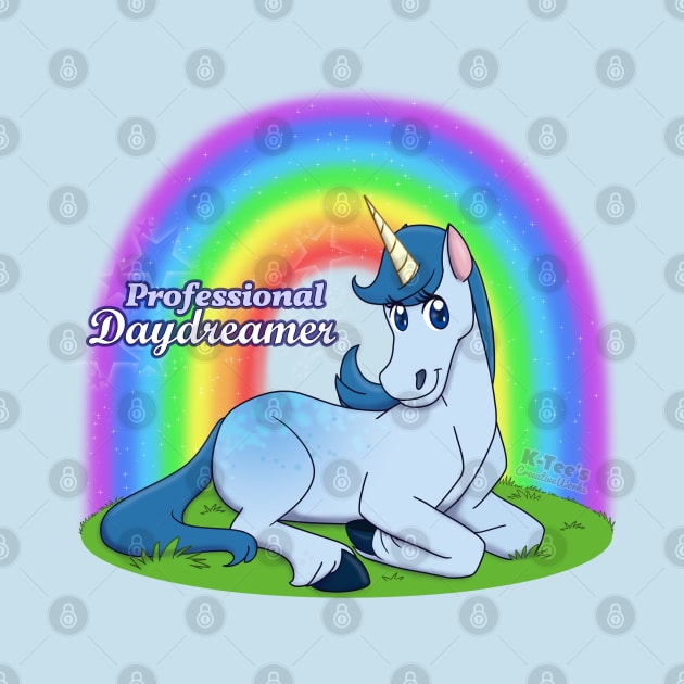 Uni Unicorn - Professional Daydreamer by K-Tee's CreeativeWorks