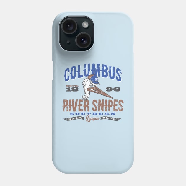 Columbus River Snipes Baseball Phone Case by MindsparkCreative