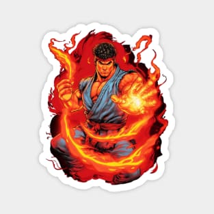 Ryu Street Fighter Design Magnet