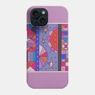 Colorful Quilted Hemispheres Phone Case