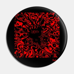 Vector Elemental Red in a Box by Blackout Design Pin