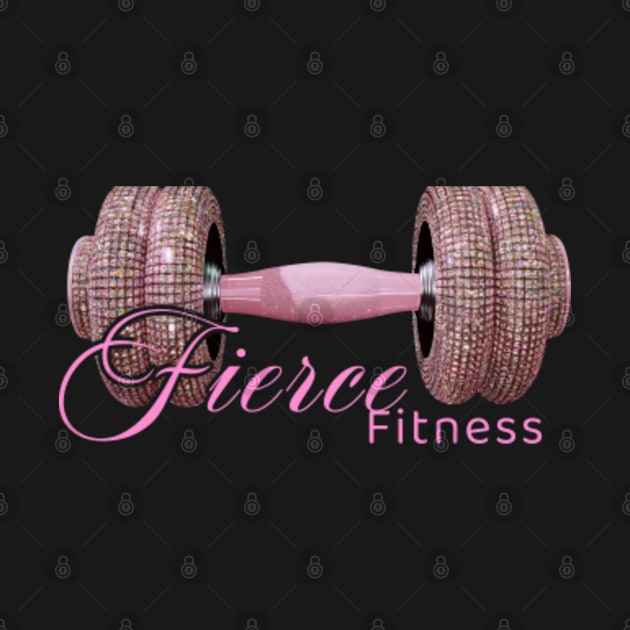 Fierce Fitness Pink Dumbell by hulusinationz