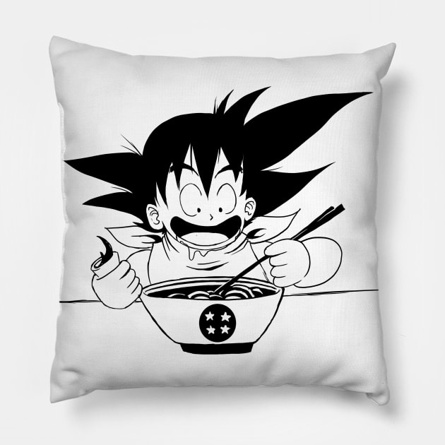 Goku Ramen Pillow by Scullenary