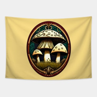 Mushroom Family Tapestry