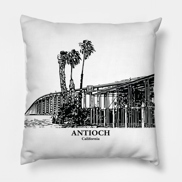 Antioch - California Pillow by Lakeric