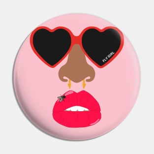 Fly Girl Pin