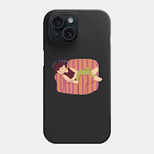 most likely to take a nap Sticker Phone Case