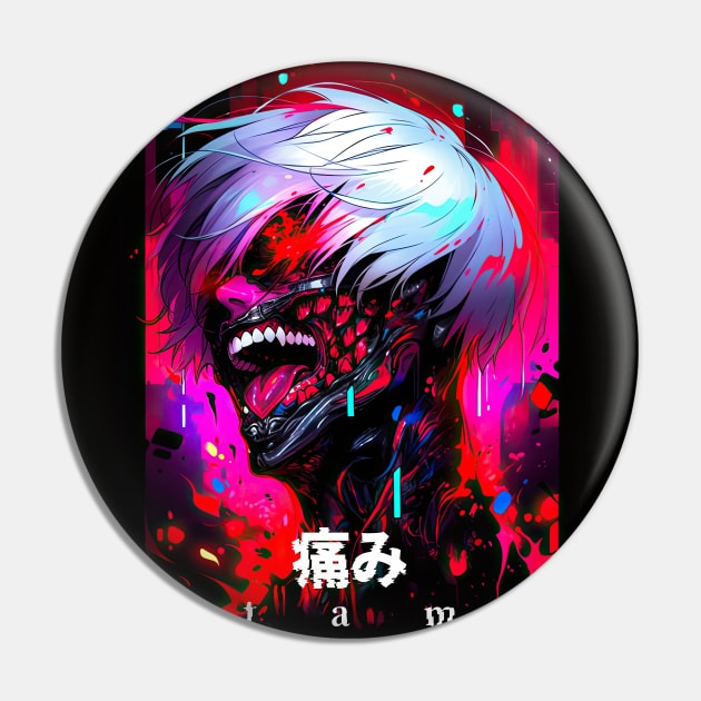 PROUD OTAKU 🖤🩸💀 ITAMI 痛み GHOUL  🖤🩸💀 FEEL MY PAIN🩸🩸🩸ANIME EMO ART Pin by PROUD OTAKU