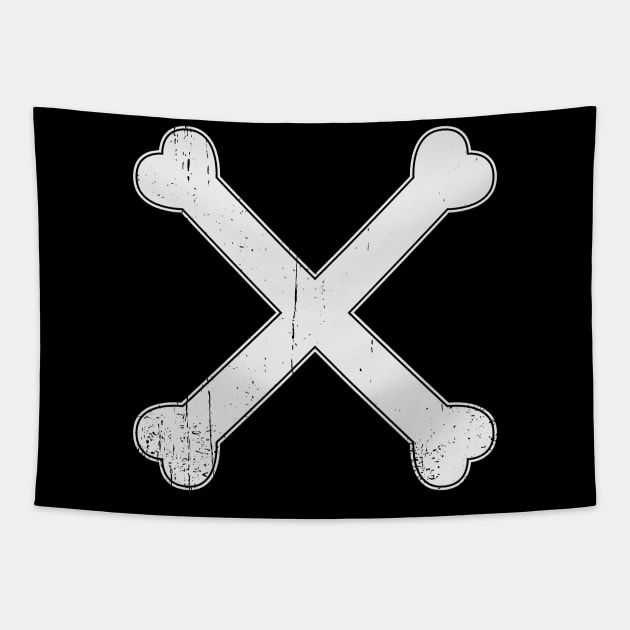 Crossed Bones Tapestry by nickbeta