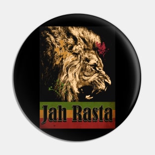 Jah Rasta Lion Pin