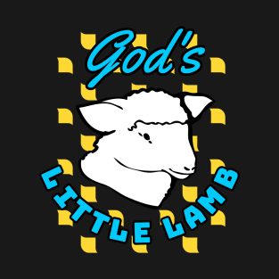 Gods little Lamb Religion Christian Children Gift T-Shirt