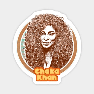 Chaka Khan //// Retro Style Fan Art Design Magnet