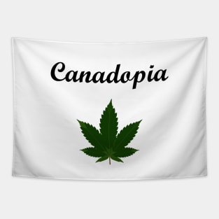 Canadopia Canada Marijuana Pot Leaf Light-Color Tapestry