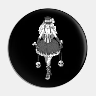 Halloween girl Pin