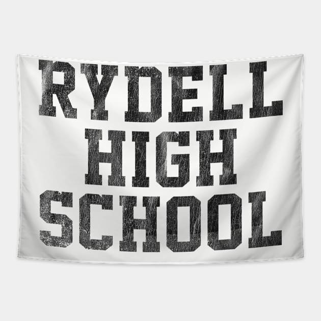 Rydell High School  - Vintage Look Design Tapestry by DankFutura