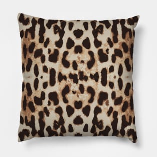 leopard print  pattern Pillow