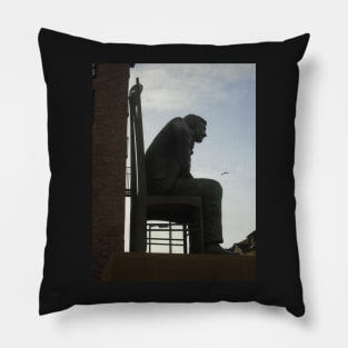 Charles Rennie Mackintosh Statue (4) Pillow