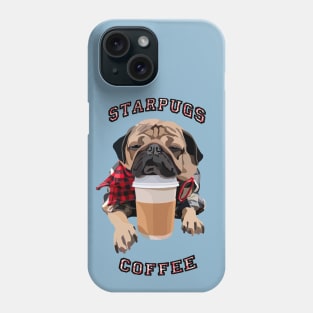 Star Pugs Coffee Phone Case