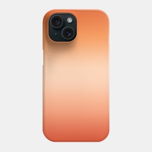 Orange, Peach and Apricot Ombre Warm Summer Gradient Phone Case