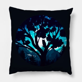 Owl at night Pillow