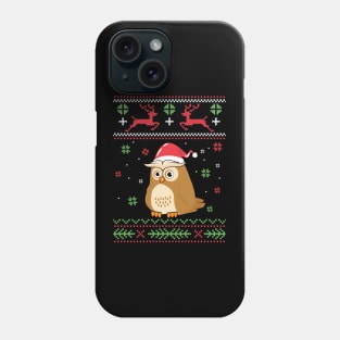 Merry owlmas Phone Case